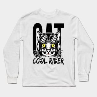 Cat Cool Rider Long Sleeve T-Shirt